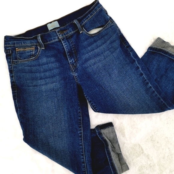 Levi's 515 Women's 6 Blue Capris Red Tag Jeans - Picture 3 of 16